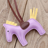 Luxury Handmade PU Leather Horse Key Chain - azponysolutions
