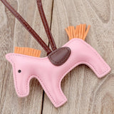 Luxury Handmade PU Leather Horse Key Chain - azponysolutions