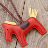 Luxury Handmade PU Leather Horse Key Chain - azponysolutions