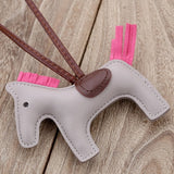 Luxury Handmade PU Leather Horse Key Chain - azponysolutions