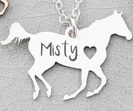 Horse Lover Gift Racing Horse Necklace - azponysolutions