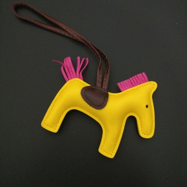 Luxury Handmade PU Leather Horse Key Chain - azponysolutions