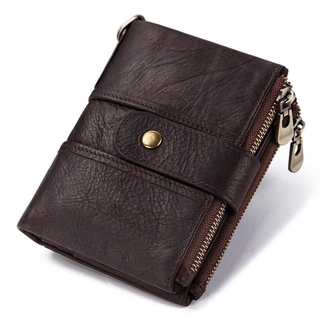 Genuine Leather Crazy Horse Wallet - azponysolutions
