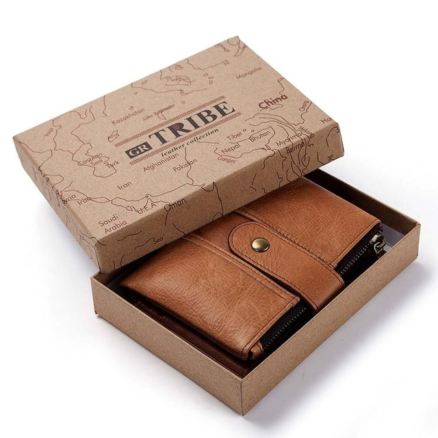 Genuine Leather Crazy Horse Wallet - azponysolutions