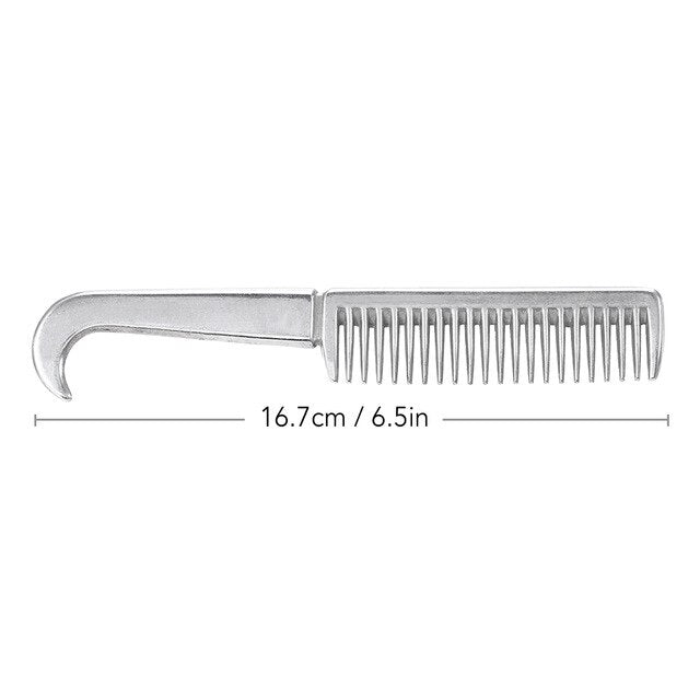 Aluminum Alloy Horse Comb - azponysolutions