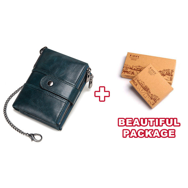Genuine Leather Crazy Horse Wallet - azponysolutions
