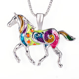 Colorful Horse Necklace