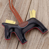 Luxury Handmade PU Leather Horse Key Chain - azponysolutions