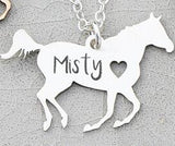 Horse Lover Gift Racing Horse Necklace - azponysolutions