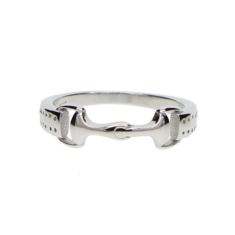 Silver horse snaffle bit rings - azponysolutions